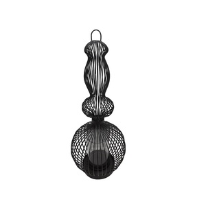 Dernière lanterne à bougie décorative en métal en fer avec finition dorée pour la décoration de la maison et du mariage Lanterne suspendue en vrac faite à la main - Product Image 6
