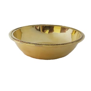 Tazón de servicio de latón de nuevo diseño con diseño hecho a mano para restaurante y hogar tazón pequeño de metal de alta calidad a bajo precio - Product Image 3