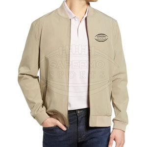 Blouson d'hiver pour homme, lourd, matelassé, col montant, logo sur le devant, coupe-vent, respirant, pour une utilisation quotidienne en extérieur - Product Image 2