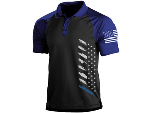 Ropa de Golf Personalizada de Alta Calidad, Material Deportivo de Secado Rápido, Corte Ajustado, Camiseta Polo Deportiva Estampada para Hombre - Product Image 6