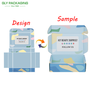 Sáng Tạo Tùy Chỉnh Mỹ Phẩm Bưu Phẩm Hộp Với Dễ Thương Đồng Hồ Thiết Kế In Sóng Bao Bì Hộp Cho Vẻ Đẹp Skincare Trang Điểm Hộp Quà Tặng - Product Image 3