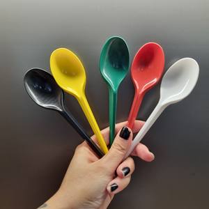 Proveedor profesional BPA libre desechable 15/21cm cuchara de plástico Color personalizado para llevar restaurante Picnic Super calidad - Product Image 1