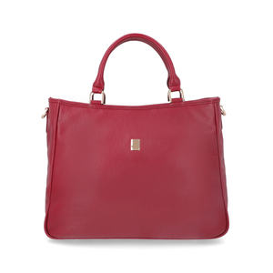 2025 mode à la mode femmes élégantes en cuir de vachette véritable sac fourre-tout OEM personnalisé avec deux poignées et fermeture à glissière - Product Image 1