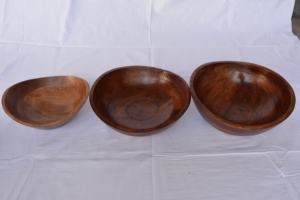 Producto de marca más vendido 100% juego de vajilla de madera natural cuencos desechables ecológicos restaurantes de campo modernos y hogar - Product Image 2