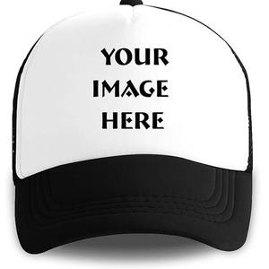 หมวกเบสบอล Gorras สำหรับเล่นกีฬาปักลาย3D ตามสั่งสีพื้นหมวกปีกโค้ง6แผงหมวกพ่อ - Product Image 1