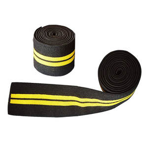 2025 alta calidad ajustable gimnasio Fitness compresión rodilleras suave transpirable grueso poliéster algodón protección profesional - Product Image 4