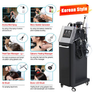 Para salón de belleza, tratamiento de cuero cabelludo, máquina de burbujas 5/6 en 1, para el cabello de cuero cabelludo Dispositivo de masaje, máquina de masaje de cuero cabelludo para Spa de burbujas de pelo de Corea - Product Image 2