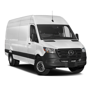2020-2024 Mercedes-Benz Sprinter Cargo Van d'occasion avec sièges intérieurs en cuir foncés Low Miles FWD Drive Galerie de toit en alliage d'aluminium - Product Image 5