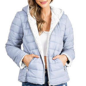2025 femmes élégant hiver bulle veste personnalisé brodé Logo respirant tricoté vêtements pour automne vente OEM Service - Product Image 1