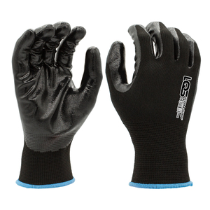 Guantes de Trabajo Resistentes de Poliéster de Calibre 13 con Recubrimiento de Nitrilo Liso Resistente al Aceite para Logística y Embalaje - Product Image 1