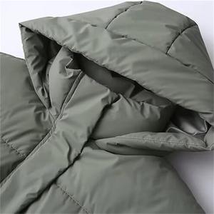 Doudoune en toile légère pour homme Manteau d'hiver thermique chaud matelassé Imperméable et coupe-vent Puffy Jacekt - Product Image 2