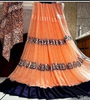 Thoub soudanais de vente chaude tissu en mousseline de soie multicolore tissu en mousseline de polyester fabricant en gros