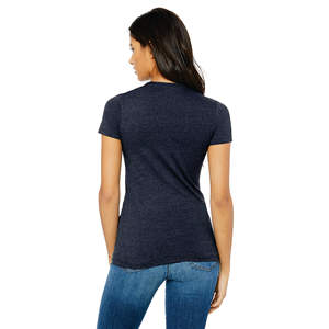 Airlume-Camiseta ajustada para mujer, Camiseta de algodón peinado y anillo de 100% oz, longitud corporal más larga, 4,2 - Product Image 3