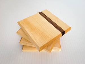 Sous-verres en bois avec pièces de support Sous-verres en bois Ensemble de sous-verres pour bar cuisine maison à Star Crafts Inde - Product Image 2