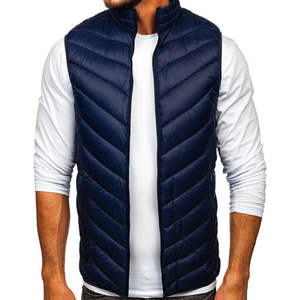 Chaleco acolchado de calidad superior Chaqueta sin mangas para hombre Ropa informal disponible para personalización - Product Image 1