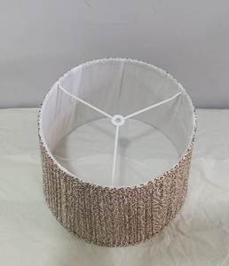 Abat-jour en tissu de coton de haute qualité avec motif d'impression de blocs traditionnels personnalisé pour les couvertures de lumière-pendentifs et lustres - Product Image 4