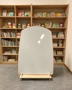 <span class=keywords><strong>Pizarra</strong></span> Magnética con Soporte <span class=keywords><strong>en</strong></span> Forma de Casa, <span class=keywords><strong>Pizarra</strong></span> de Dibujo de Madera Ecológica para Niños <span class=keywords><strong>en</strong></span> Edad Preescolar, para Escribir y Dibujar - Product Image 4