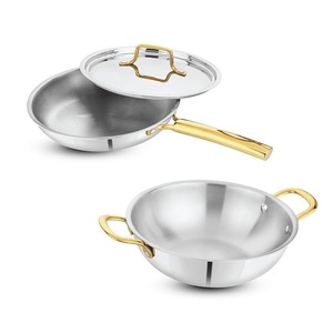 หม้อสแตนเลสอย่างดี ทนทาน เป็นมิตรกับสิ่งแวดล้อม เหมาะสำหรับร้านอาหาร ใช้สำหรับเสิร์ฟอาหาร ปลอดภัยสำหรับการปรุงอาหาร - Product Image 6