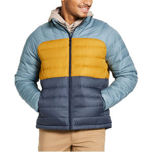 Venta al por mayor logotipo personalizado a prueba de viento cálido exterior chaqueta de invierno de moda por encargo híbrido acolchado prendas de vestir chaquetas cálidas OEM - Product Image 6