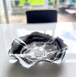 Lujoso cuenco de resina epoxi con acabado brillante único y patrones de colores abstractos para vajilla de comedor y decoración de cocina moderna - Product Image 4