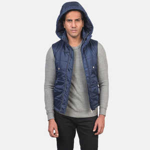 Chaleco acolchado cálido transpirable para hombre, chaqueta de invierno sin mangas acolchada ajustada, ropa informal ligera para exteriores - Product Image 3