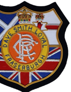 100% Bullion Wire Blazer bordado hecho a mano puro logotipo del cliente moda Reino Unido parches insignias - Product Image 5