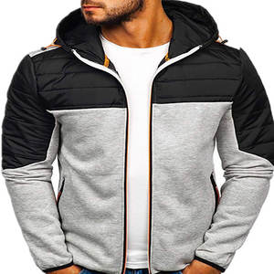 Chaqueta acolchada de nailon con cuello con capucha elegante para hombre de alta calidad, logotipo ligero y personalizado, precio razonable, gran oferta - Product Image 1