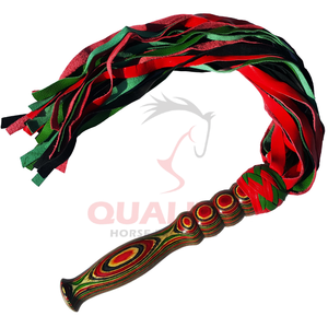 Fouet flexible en faux daim avec glands lisses et poignée de contrôle solide parfait pour les couples explorant le jeu fantastique - Product Image 2