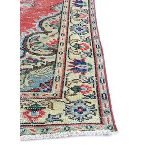 Alfombras de Lana Anudadas a Mano de Gran Tamaño, Diseño de Medallón Rojo y Naranja, para Sala de Estar o Pasillo - Pae-2237 - Product Image 4