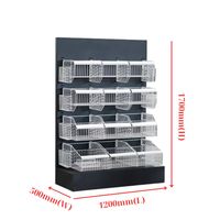 Étagères personnalisées Adong Supermarket, gondoles de présentation pour magasins de détail, dimensions réglables A34, meilleur prix