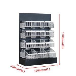 Adong siêu thị tùy chỉnh kim loại kệ cửa hàng bán lẻ hiển thị Gondola Kệ A34 có thể điều chỉnh kích thước giá tốt nhất - Product Image 2