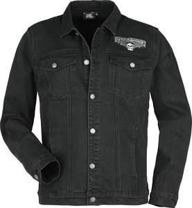 Chaqueta vaquera Bla unisex, correas ajustables, cierre de botones, cuello levantado, ropa de calle personalizada, tela de piel de oveja, fabricante teñido - Product Image 2