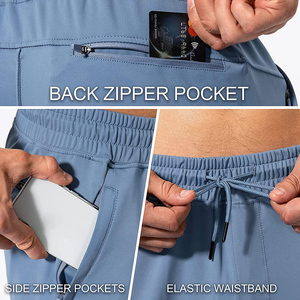 Respirant hommes décontracté Sport survêtement pantalons de survêtement à la mode pantalons de survêtement droit tricoté cheville pantalon à bandes taille moyenne vente chaude - Product Image 3