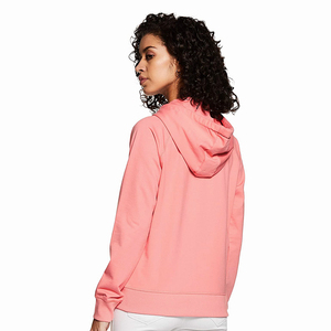เสื้อมีฮู้ดสำหรับเด็กผู้หญิง,เสื้อฟลีซมีซิปสีชมพู - Product Image 2