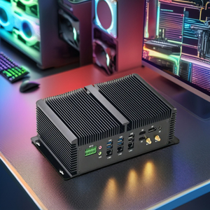 Partaker không quạt công nghiệp Mini PC Intel I7 1355u i5 1335u 3x2.5 gam Lan 2xddr5 pcie4.0 8XCOM GPIO SATA tường lửa NAS máy tính - Product Image 1