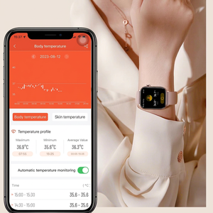 Montre connectée Sewer avec ECG, HRV, moniteur de fréquence cardiaque, écran TFT, étanche IP68, fonction d'appel Bluetooth, montre de fitness unisexe - Product Image 6