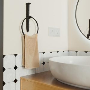 ตะขอแขวนโลหะสำหรับห้องน้ำ ตะขอแขวนผ้าเช็ดตัว ที่แขวนกระดาษ ตะขอแขวนผ้า ที่แขวนผ้าเช็ดตัว อุปกรณ์แขวนจำเป็น นำเข้า - Product Image 1