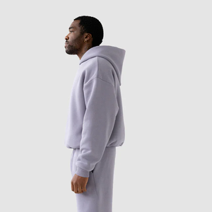 Sudadera con capucha pesada de alta calidad 100% algodón sudaderas con capucha logotipo personalizado DTG estampado de gran tamaño en Blanco polar Unisex Sudadera con capucha personalizada para hombres - Product Image 5