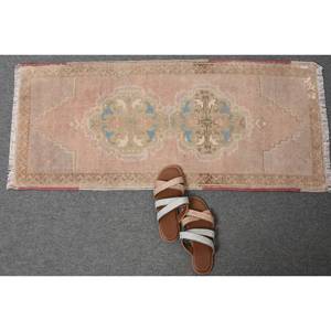 Alfombra Grande de Lana Beige Bohemio, Estilo Clásico Turco, Rectángulo Clásico para Dormitorio, Pasillo con Respaldo de Látex, 1,5x3,4 Pies - Product Image 5