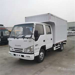 Camión Ligero Izuzu NPR Mini <span class=keywords><strong>4x4</strong></span> de 3.5 Toneladas para Transporte de Carga en África, con <span class=keywords><strong>Doble</strong></span> Cabina y Caja de Carga Pequeña de 4 Ruedas, Manual - Product Image 1