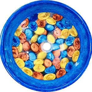 Cuenco de resina negra Lavabo en color negro con lavabo Cuenco de madera y resina Online al mejor precio Tamaño personalizado Hecho EN LA India - Product Image 2