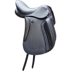Dressage อานหนังแฟนซีสีดำใน14 15 16 17 18ดอลลาร์45 - Product Image 1