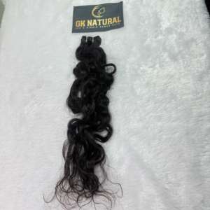 ผมต่อจากผมมนุษย์เรสมี่ชาวอินเดียสำหรับผมหยิกติดทนนานสำหรับสาวๆและผู้หญิง - Product Image 4
