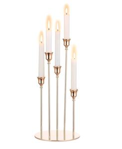 Bougeoir fait main Design de luxe Bougeoir moderne sur pied en aluminium pour décor de fête d'anniversaire. - Product Image 4