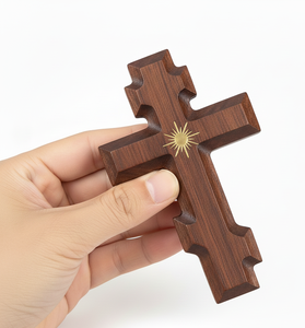 Premium Handcrafted Eco-Friendly Wooden Cross Religious <b>Wall</b> Art for Christian Faith Home Decoration Cheap Prices for - Product Image 2