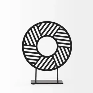 Sculpture d'art abstraite en forme de dé, plaquée argent, dernière arrivée, décoration créative pour la maison, sculpture artisanale en métal, ornement - Product Image 4