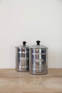 Steel Finished Stainless Steel <b>Canister</b> <b>Set</b> With Premium Look And Sturdy Build For Everyday Kitchen Use - Product Image 5