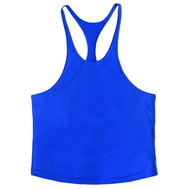 High Quality Singlets for Men Breathable Plus Size Men's Vests Cotton Men's Tank Tops Solid Vest Gym T shirt Gym Tank Top