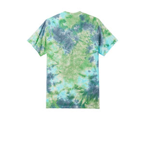 Camiseta de Algodón con Estampado Tie Dye para Hombre, Cuello Redondo, Manga Corta, Ligera, Informal - Product Image 2