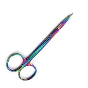 Tijeras Quirúrgicas Profesionales de Acero Inoxidable de 4.5 Pulgadas, Rectas, para Cirugía Manual - Product Image 2